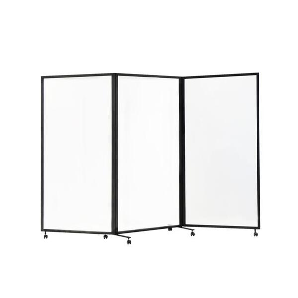 �y�@�l����z Netforce GL3-1827A-W-BK �u���b�N [�O�A�܂肽���݃p�[�e�[�V���� H1800 W2700 �A�N���� ����]