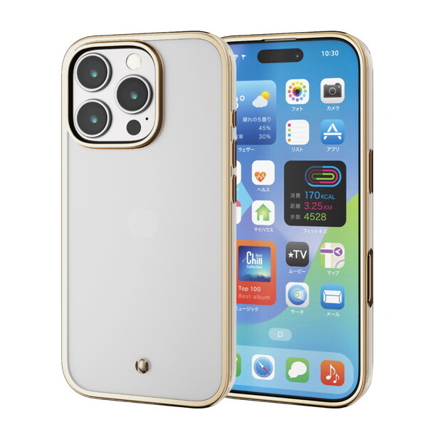 ELECOM PM-A24CUCTMLGB O[W &me [iPhone16 Pro \tgP[X]