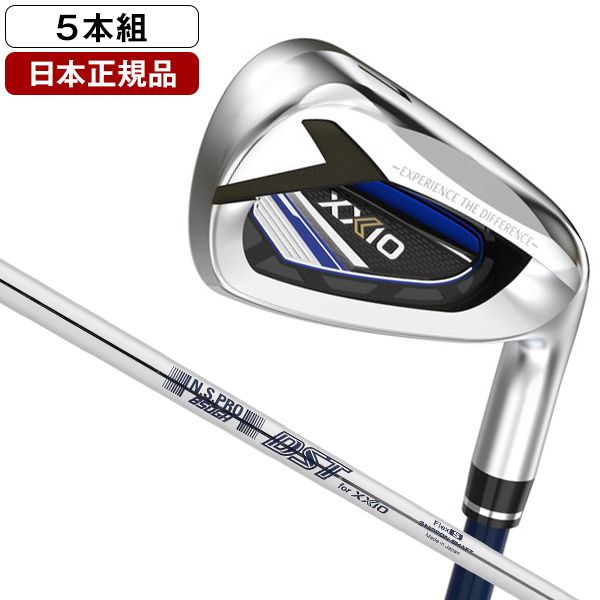 【日本正規品】 DUNLOP(ダンロップ) XXIO12(ゼクシオ トゥエルブ) ネイビー アイアンセット5本組(#6-9、PW) 2022年モデル  N.S.PRO 850GH DST for XXIO スチールシャフト R