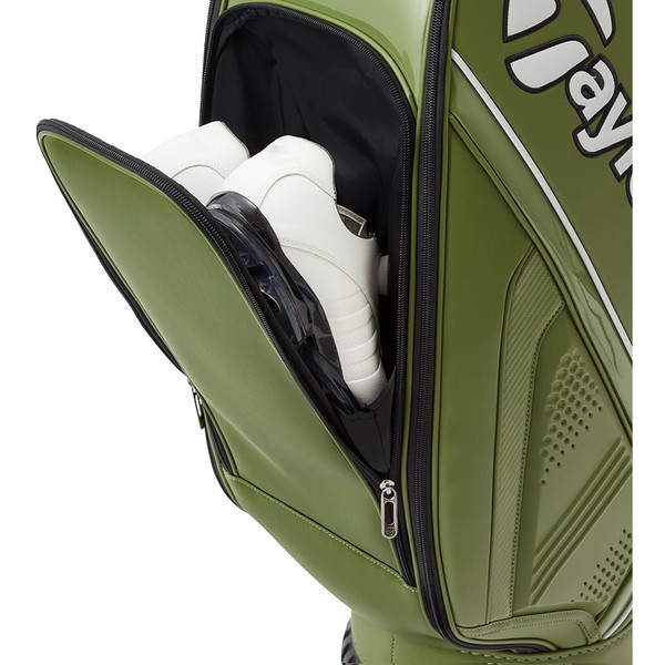 【日本正規品】 TaylorMade テーラーメイド オーステックキャディバッグ 2022年モデル TD248 N87136 9.5型 カーキ/グレー