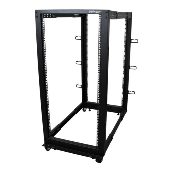 StarTech 4POSTRACK25U ubN [T[o[bN (I[vt[^/25U/4|Xg/19C`/s56.0`101.7cm/ύڏd544.3kg/EIA/ECA-310-E/LX^[&AWX^[r)]