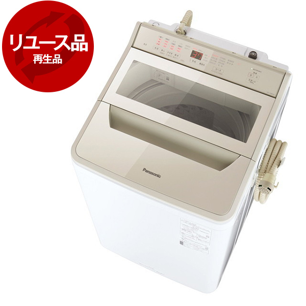 パナソニック 全自動洗濯機 洗濯8kg NA-FA80H9-W ホワイト - 生活家電