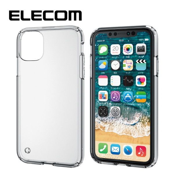 ELECOM PM-A19CHVCCR iPhone 6.1C` P[X ϏՌ  NA
