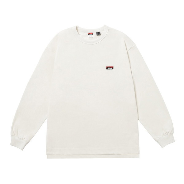 NANGA iK ECO HYBRID BOX LOGO EMBROIDERY L/S TEE WHT M NW2411-1G803-A N0000219 GRnCubh{bNXSGuC_[OX[ueB[
