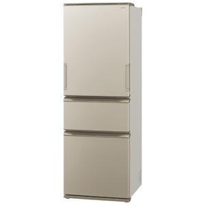 SHARP SJ-X373P-N マットシャンパン [冷蔵庫 (374L・両開き)] | 激安の