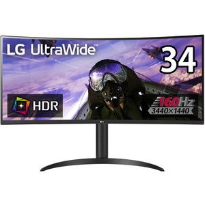 LGエレクトロニクス 34WP65C-B [34型液晶ディスプレイ 曲面型ウルトラワイドモニター 160Hz対応] | 激安の新品・型落ち・アウトレット  家電 通販 XPRICE - エクスプライス (旧 PREMOA - プレモア)