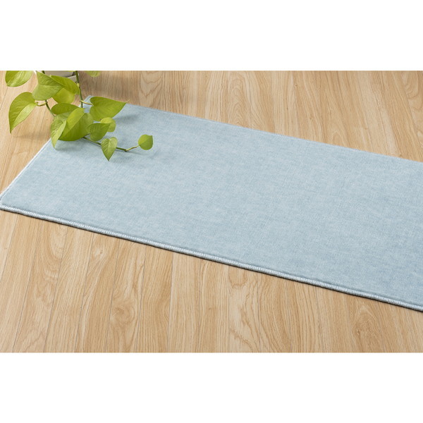 スミノエ アレルブロック 廊下敷き ホームミスト 88×200cm ブルー メーカー直送 スミノエ アレルブロック 廊下敷き ホームミスト 88×250cm