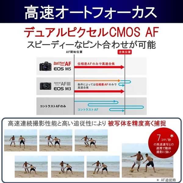 CANON EOS M5 ボディ [ミラーレス一眼カメラ(2420万画素・レンズ別売