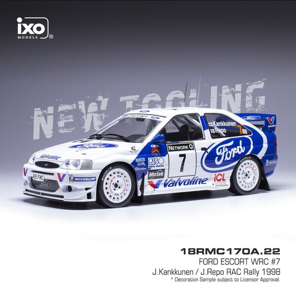 CN\f 18RMC170A tH[h GXR[g WRC 1998N RAC[ #7 Kankkunen/Repo