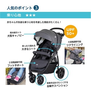 Joie ベビーカー ライトトラックス4(コール) + ベビーシート アイ 