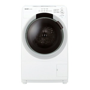 SHARP ES-S7J-WL [ドラム式洗濯乾燥機 (洗濯7.0kg/乾燥3.5kg) 左開き