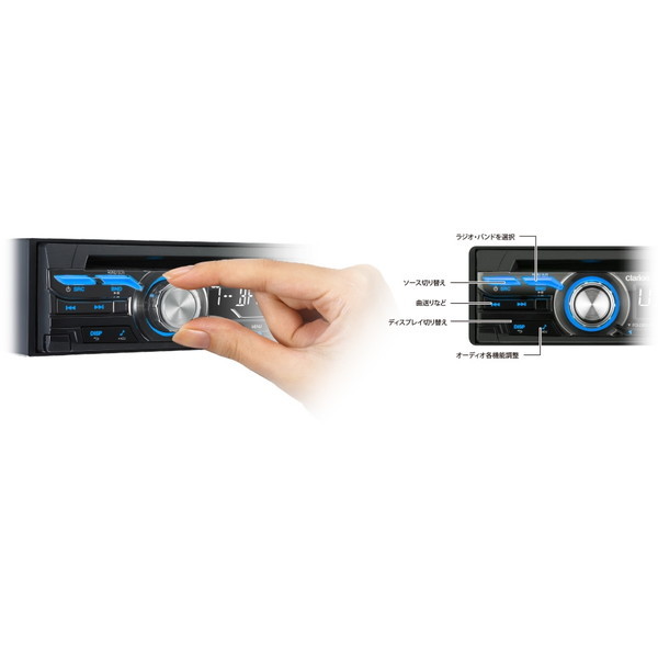 Clarion CZ215 [CD/MP3/WMAレシーバー (USBスロット搭載)] | 激安の
