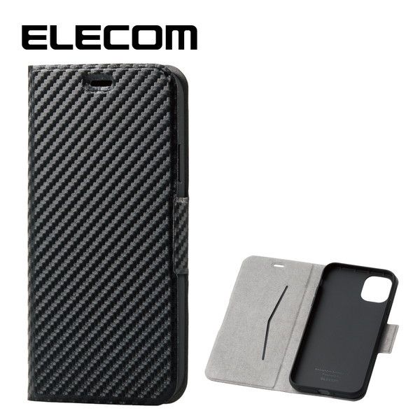 ELECOM PM-A19CPLFUCB iPhone 6.1C` P[X 蒠^ U[ y/^ ϏՌ ubN