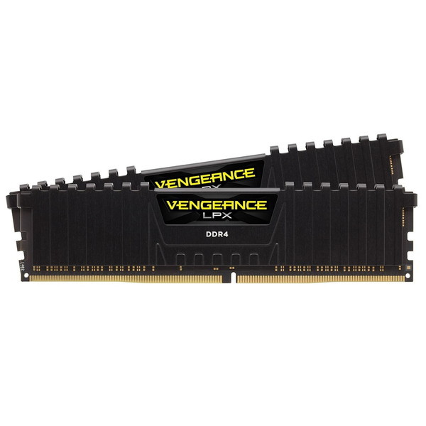 Corsair CMK32GX4M2D3600C18 DDR4 3600MHz 32GB(16GBx2) 288pin DIMM Unbuffered  18-22-22-42 Vengeance LPX Black Heat spreader [デスクトップ用メモリ] |