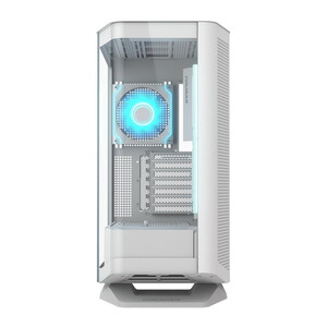 ★COUGAR 湾曲強化ガラス　タワーケース　CGR-58M6W-RGB COUGAR CGR-58M6W-RGB (FV270 RGB White) ホワイト [PCケース