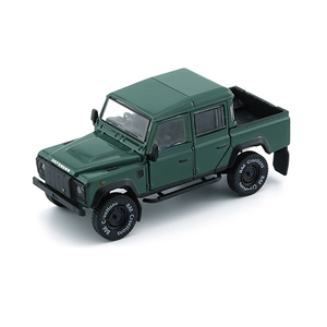ビーエムクリエイションズ ランドローバー ディフェンダー 110 ピックアップ 2016 グリーン RHD 64B0196 ミニカー 1/64 BMクリエイションズ