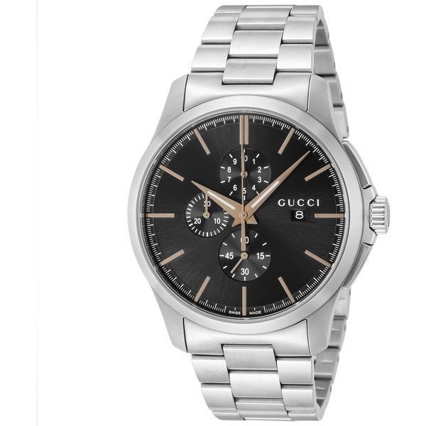 【超希少】グッチ　トリプルカレンダー　5500 クォーツ　ブラック GUCCI 【GUCCI】グッチ クロノグラフ トリプルカレンダー 5500