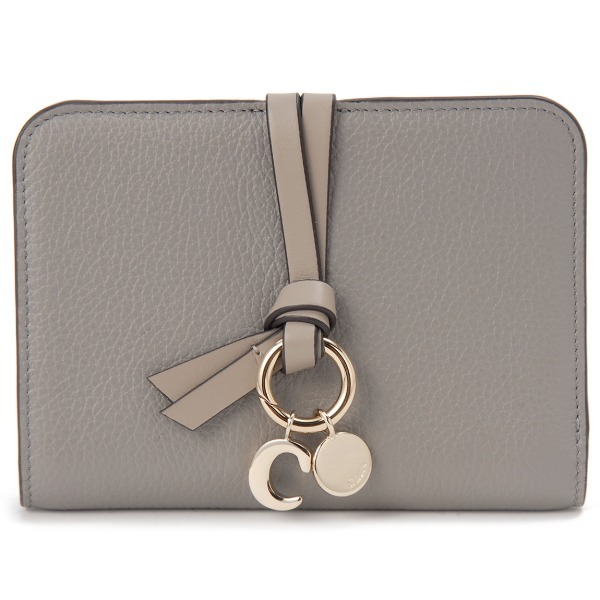 Chloe �N���G ��܂���z �O���[ CHC25AP999 F57 053 ALPHABET BIFOLD WALLET CASHMERE GREY �y���s�A���i�z