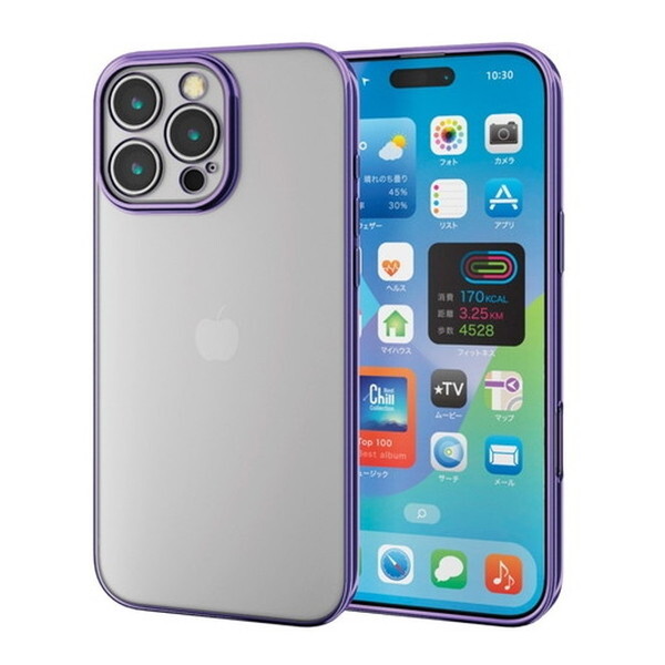 ELECOM PM-A24DUCTMKPU ^bN@CIbg [iPhone16 Pro Max P[X \tg Jo[ JYی݌v Ɍی]