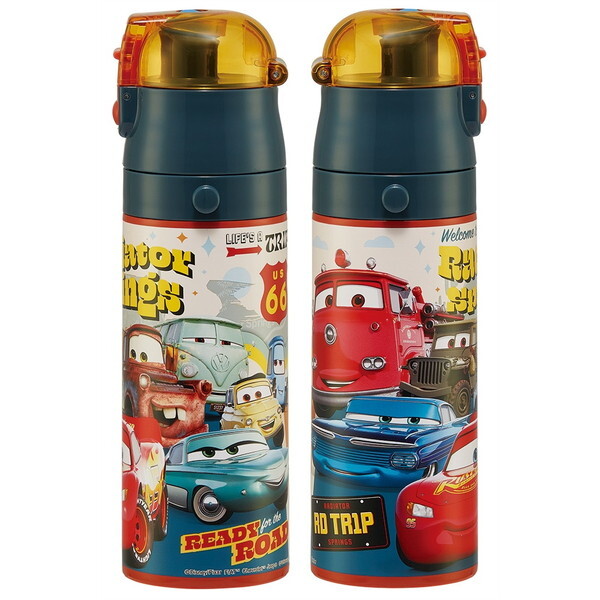 スケーター SDC4 カーズ 24 子供用 ステンレス 水筒 直飲み 470ml