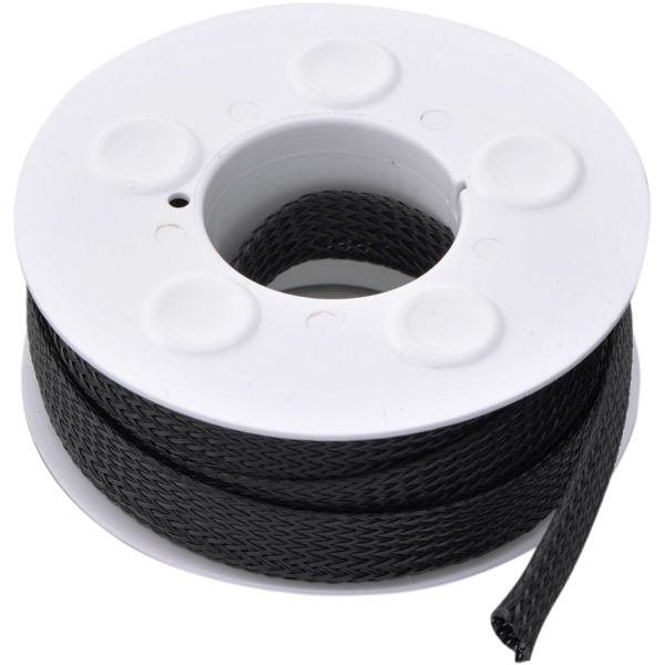 デイトナ D16053 メッシュスリーブ 10mm 5mロール ブラック