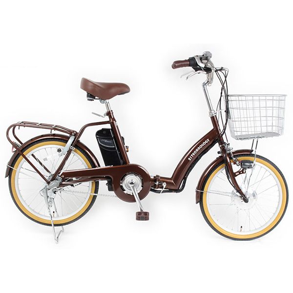 21Technology DA203 チョコブラウン [折畳電動アシスト自転車（20