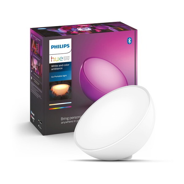 【新品】Philips Hue Go ポータブルランプ PHGOAC Hue Go ポータブル テーブル ランプ ホワイト - フルカラー