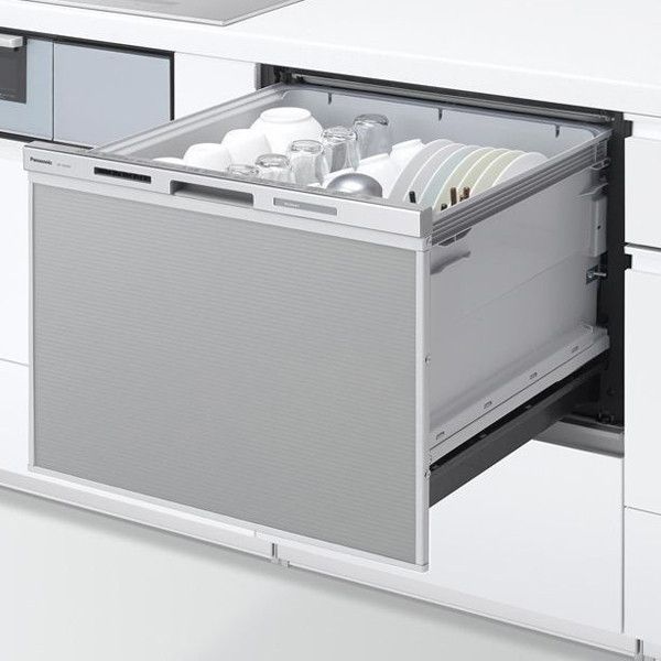 MITSUBISHI EW-45LD1MU ビルトイン食器洗い乾燥機 (深型・ドアフル面材型・幅45cm・約6人用) - 1
