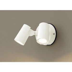 PANASONIC LGWC40483LE1 [壁直付型 LED（電球色） エクステリア スポットライト 拡散タイプ 防雨型・FreePa・フラッシュ・ON/OFF型（連続点灯可能）・明るさセンサ付 パネル付型 白熱電球60形2灯器具相当]