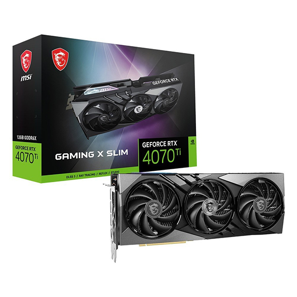 MSI GeForce RTX 4070 Ti GAMING X SLIM 12G [グラフィックボード]