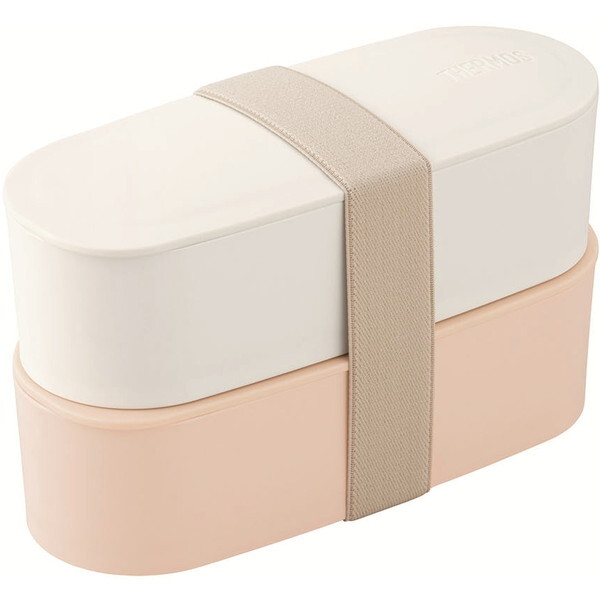 THERMOS DJT-601W-LBE ���C�g�x�[�W�� [�t���b�V�������`�{�b�N�X (600ml)]