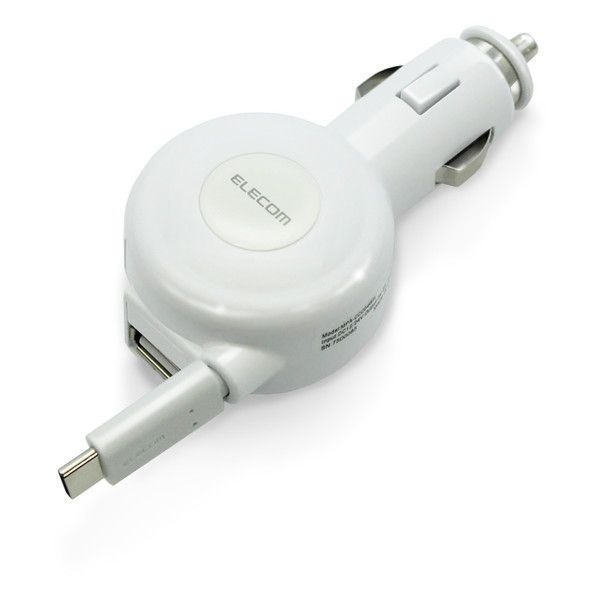 ELECOM MPA-CCC04WH VK[`[W[ Type-C [^Cv USB|[gt ܂[d 60cm 3A zCg