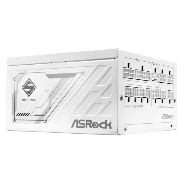 Asrock Steel Legend SL-850GW 【使用期間1か月未満】 ASRock SL-850GW ホワイト Steel Legend [電源ユニット (850W