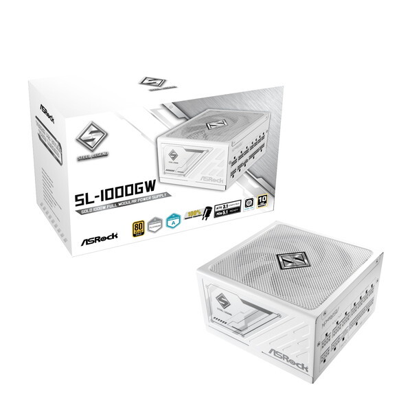 ASRock SL-1000GW 1000W 電源ユニット 楽天市場】ASRock SL-1000GW ホワイト Steel Legend [電源