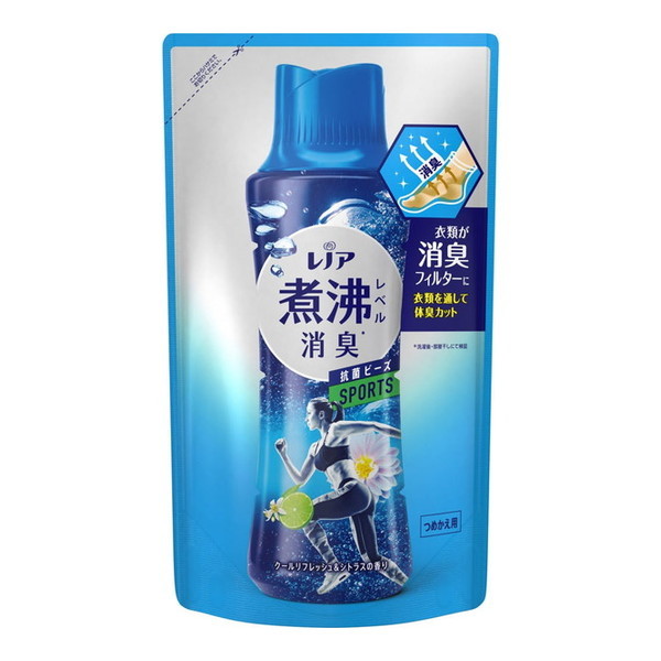 P&G レノア 煮沸レベル 消臭 抗菌ビーズ スポーツ クールリフレッシュ