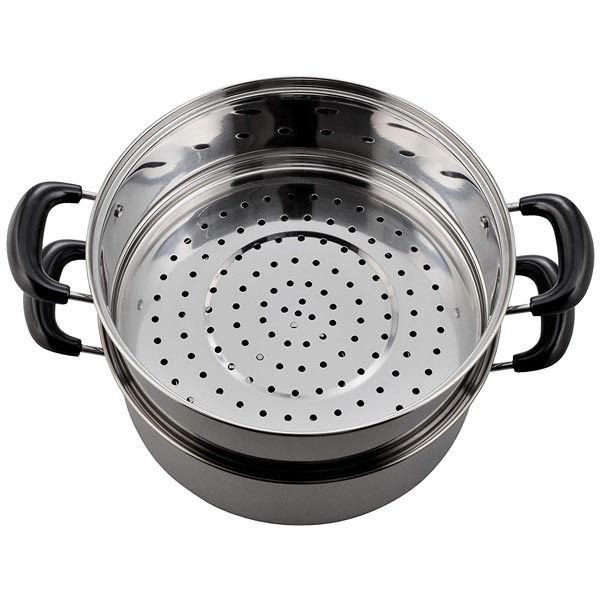 〔3個セット〕 和平フレイズ ヴェンセ IH対応 二段蒸し器 30cm VR-8183 3個セット 和平フレイズ ヴェンセ IH対応 二段蒸し器 26cm VR-8182