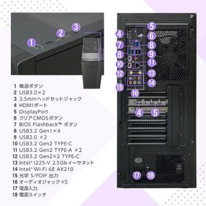 MAXZEN MXZ-AK-Z3070Ti [デスクトップパソコン(モニタ無し