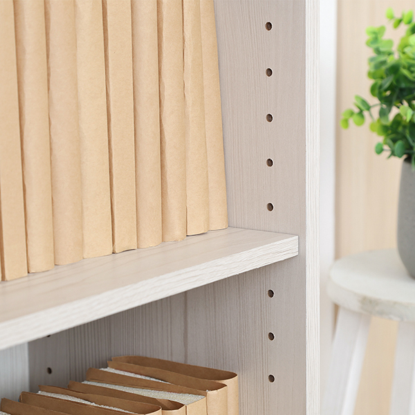 不二貿易 43887 多目的棚180×45 ホワイトウォッシュ | 激安の新品・型