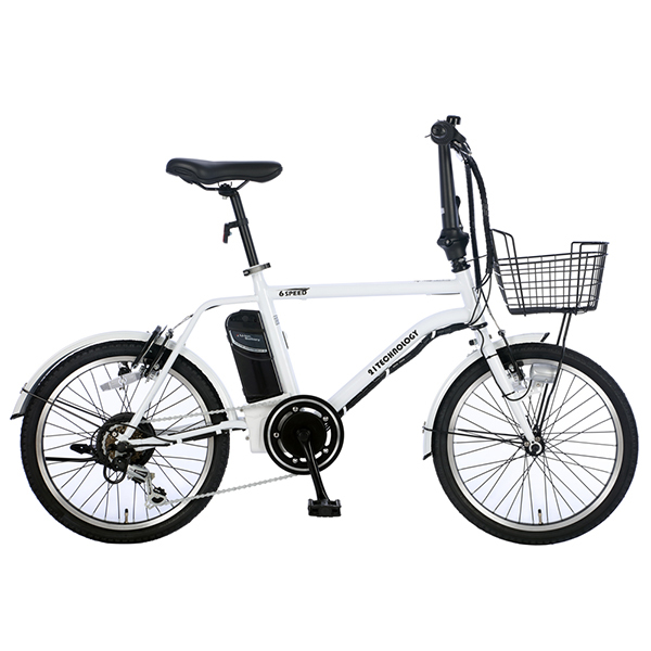 21Technology DASK206 ホワイト [折畳ハンドル式電動アシスト自転車