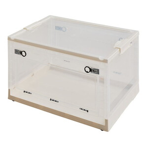 萩原 240653143 【3個セット】収納ボックス PS100 XL(66L) クリア