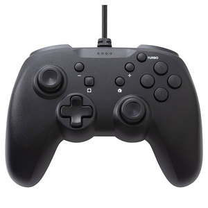 サイバーガジェット SWITCH用 ジャイロコントローラー ライト 有線タイプ ブラック CY-NSGYCL-BK