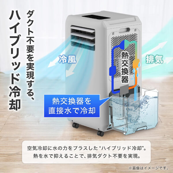 MAXZEN DL-SC2601-GY グレー [スポットエアコン] | 激安の新品・型落ち