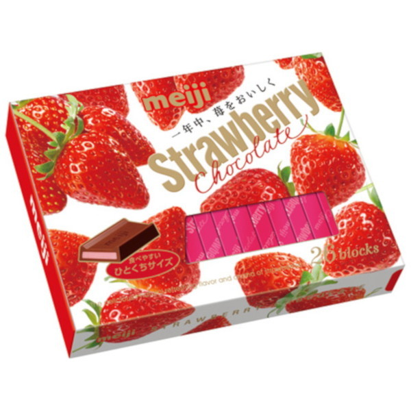 明治 明治ストロベリーチョコレート BOX 6箱 (チョコレート