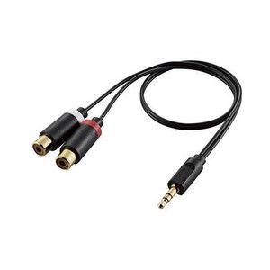 まとめ得 エレコム AVケーブル/ミニコンポ用/3.5φオーディオケーブル/ブラック/1.5m DH-MMCN15X5 x [2個] /l エレコム ＡＶケーブル／ミニコンポ用／３．５φオーディオケーブル／１