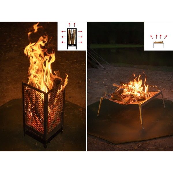 DOD Q5-890-BK マルデカサターテ ブラック [焚き火台] | 激安の新品