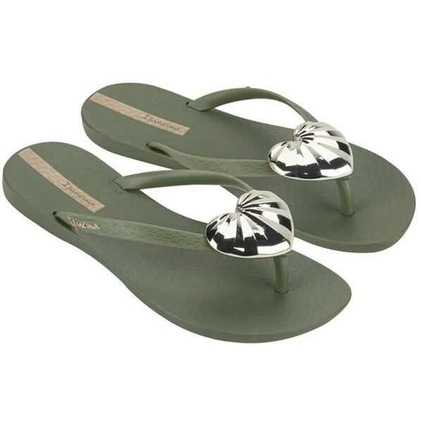 Ipanema �C�p�l�} MAXI FASHION III �O���[��/�S�[���h 37 24.5cm SP83590076