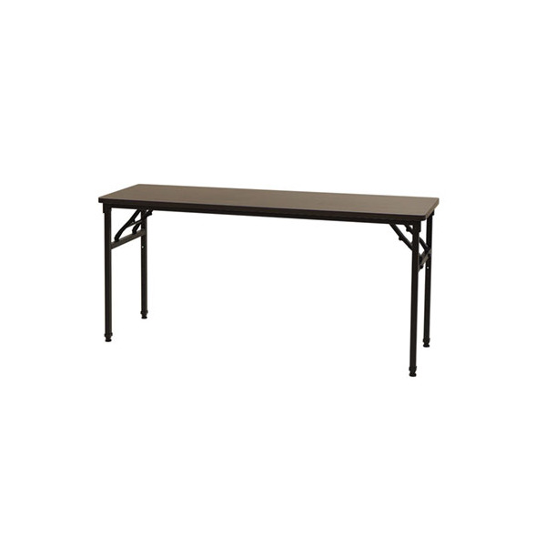 �y�@�l����z Netforce OST-1545-W-BKDBR �u���b�N�r×�_�[�N�u���E���V�� [�܂肽���ݏ��~�e�[�u�� ��1500×���s450×����700�`1000mm]