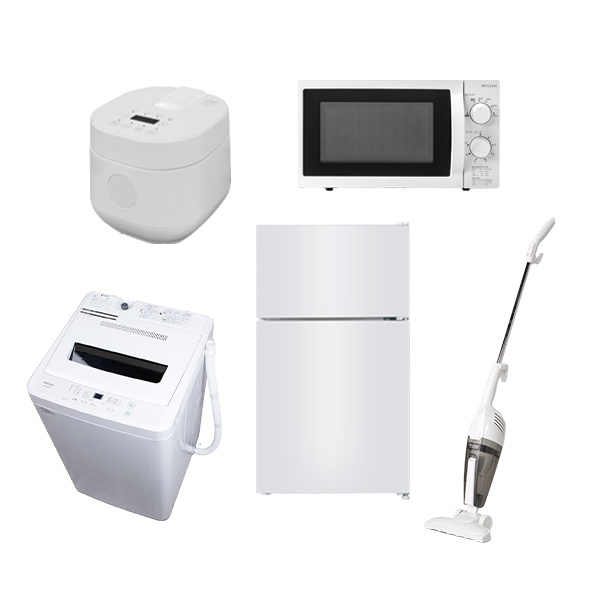 i♡ 大特価 新生活応援！ 家電製品５点セット 洗濯機 冷蔵庫 電子レンジ TV XPRICE限定！ 新生活応援 家電Vセット 5点セット (洗濯機・冷蔵庫