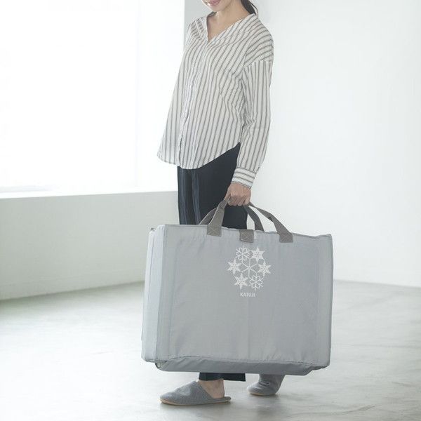 KATOJI 折りたたみベビー組布団 スノークリスタル フィットシーツ付  