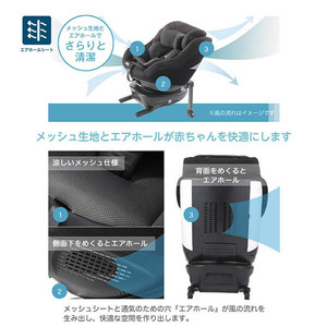 Joie チャイルドシート アイ・アーク360°キャノピー付 ブラック + アイ